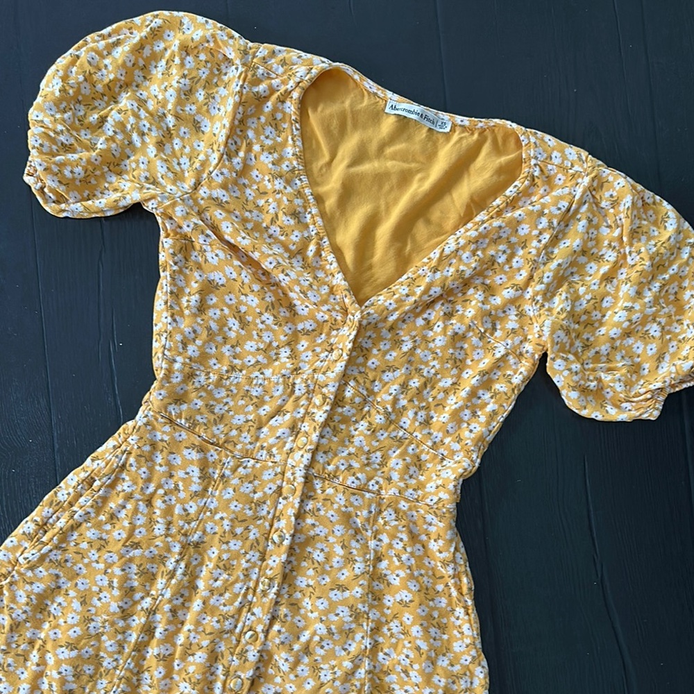 Floral Yellow Dress